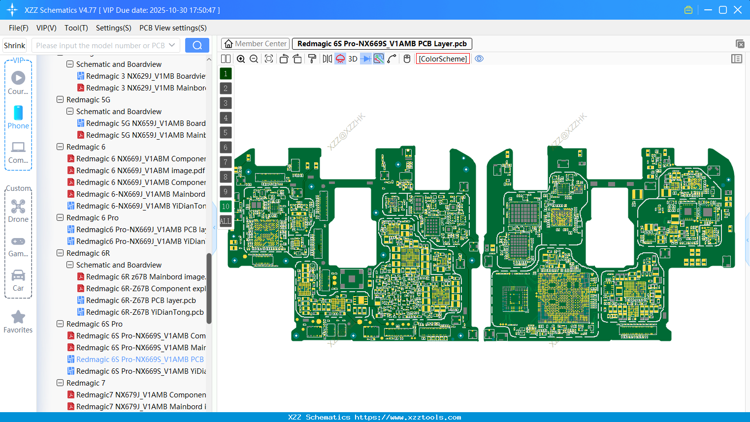 Nubia Redmagic 6S Pro-NX669S_V1AMB PCB Layer